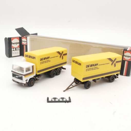 Herpa 1:87 Volvo F 12 Hängerzug De Bruin in OVP RR116