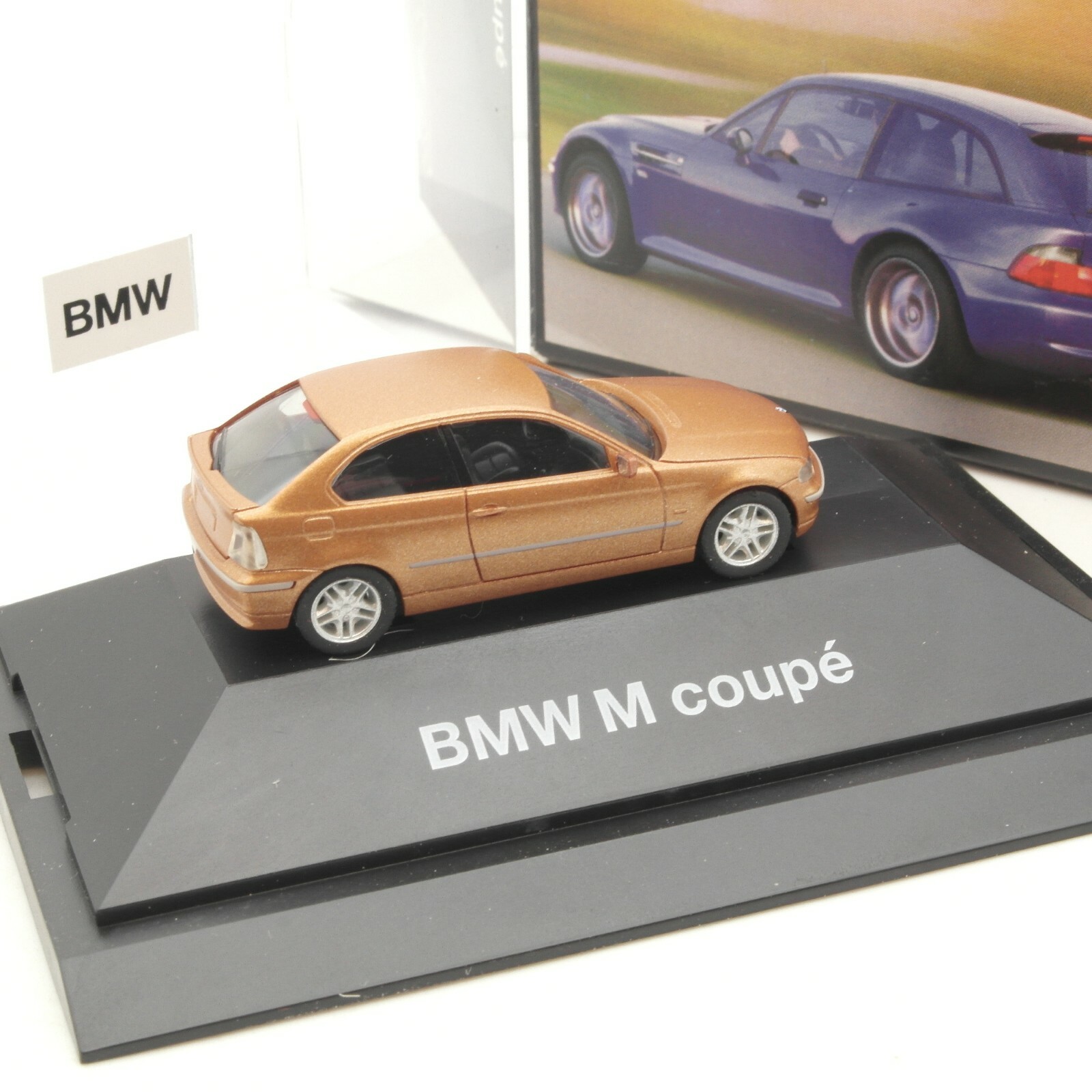 Herpa 1:87 Webemodell BMW M Coupè metallic in OVP RA4365 – Bild 3