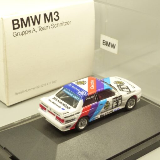 Herpa 1:87 Werbemodell 82229417842 BMW M3 # 3 Cecotto in OVP EX5833 – Bild 3