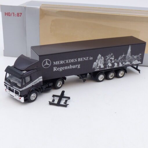 Herpa 1:87 Werbemodell: MB SK Sattelzug MB in Regensburg, in OVP EB1742