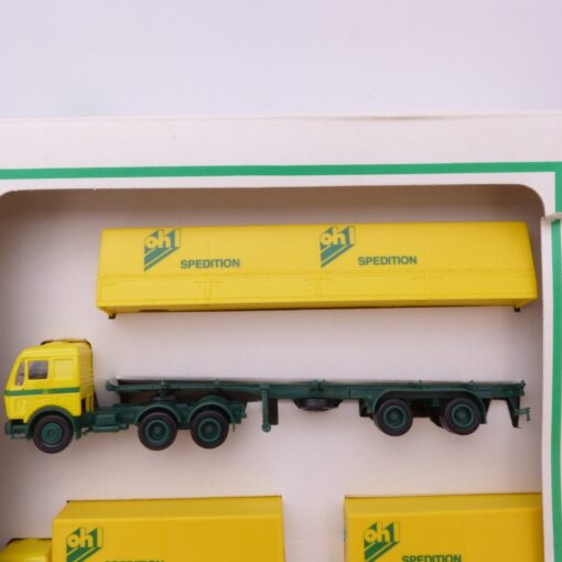 Herpa 1:87 Werbemodell Set mit 3 LKW und 1 Kastenwagen OHL in OVP EX6736 – Bild 3