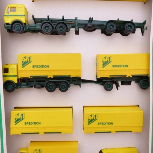 Herpa 1:87 Werbemodell Set mit 3 LKW und 1 Kastenwagen OHL in OVP EX6736 – Bild 4
