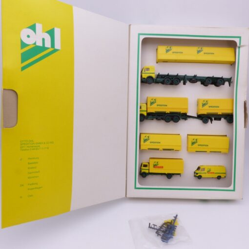 Herpa 1:87 Werbemodell Set mit 3 LKW und 1 Kastenwagen OHL in OVP EX6736