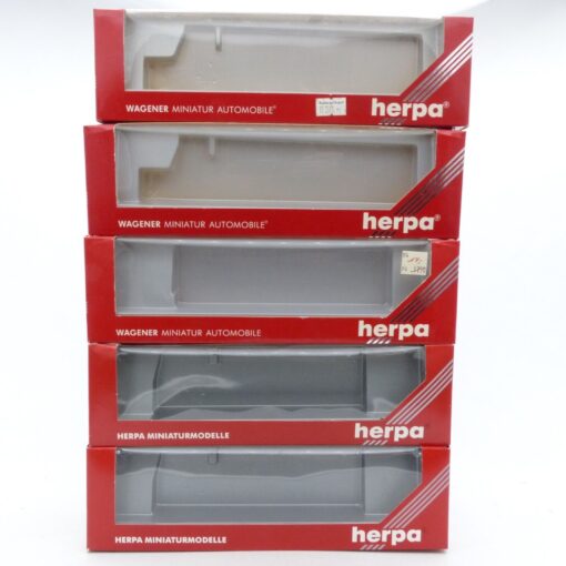 Herpa Umverpackung 5er-Pack OVP´s von LKW Modellen, siehe Bilder EX1436