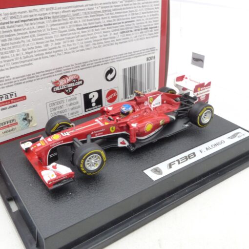 Hot Wheels 1:43 BCK16 Ferrari F138 #3 Fernando Alonso in OVP EX7825