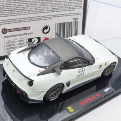 Hot Wheels 1:43 T6265 Ferrari 599XX #2 weiß in OVP EX7839 – Bild 3