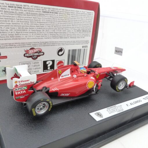 Hot Wheels 1:43 W1075 Ferrari 150 Italia #5 Fernando Alonso in OVP EX7828 – Bild 3
