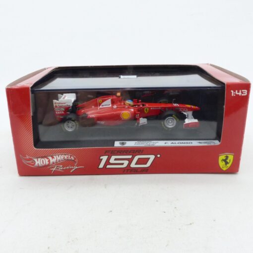 Hot Wheels 1:43 W1075 Ferrari 150 Italia #5 Fernando Alonso in OVP EX7828 – Bild 4
