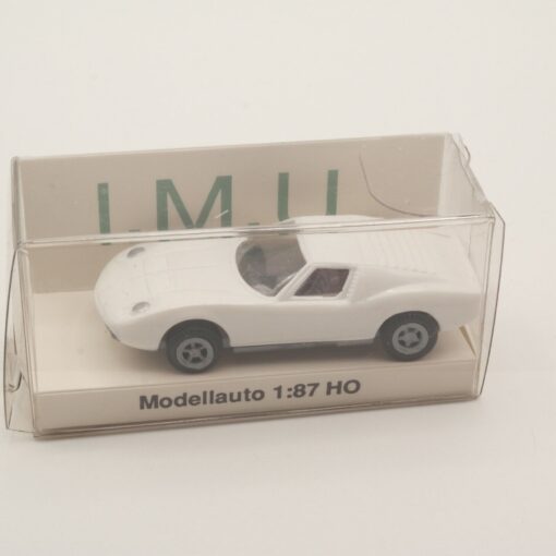 I.M.U. 1:87 Lamborghini Miura weiß in OVP ER2629 – Bild 3