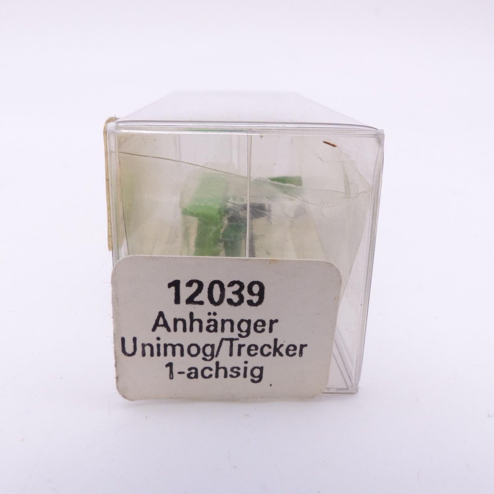 I.M.U. / IMU 1:160 12039 Anhänger Unimog/Trecker 1-achsig grün in OVP EX8263 – Bild 5