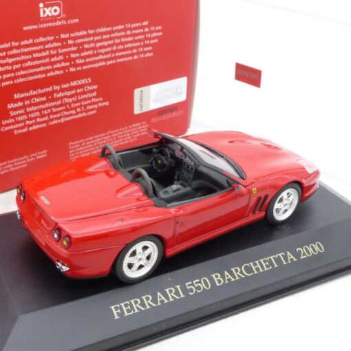 IXO 1:43 Werbemodell FER020 Ferrari 550 Barchetta 2000 in OVP EX7819 – Bild 3