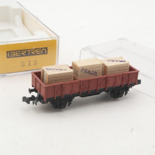 Ibertren N 313 offener Güterwagen mit Ladung Fragil in EVP RR4147