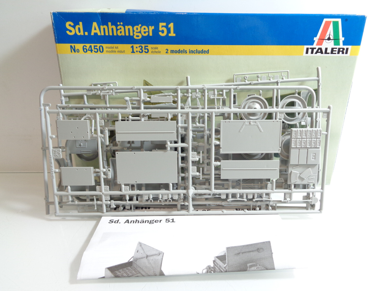 Italeri 1:35 6450 Sd. anhänger 51 in OVP JD6748 – Bild 3