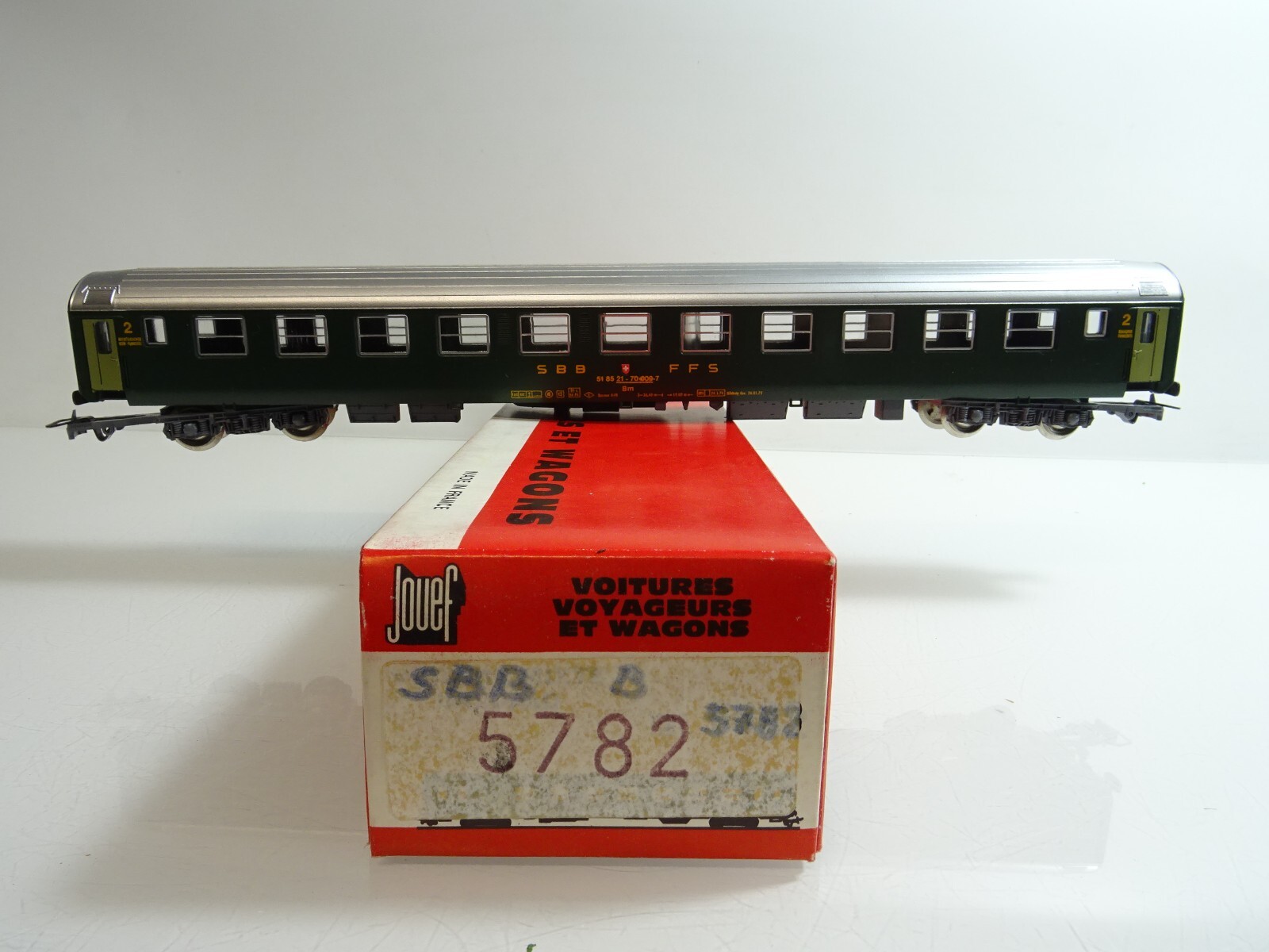 Jouef H0 5782 Personenwagen 2. Klasse der SBB in OVP PR1487 – Bild 3