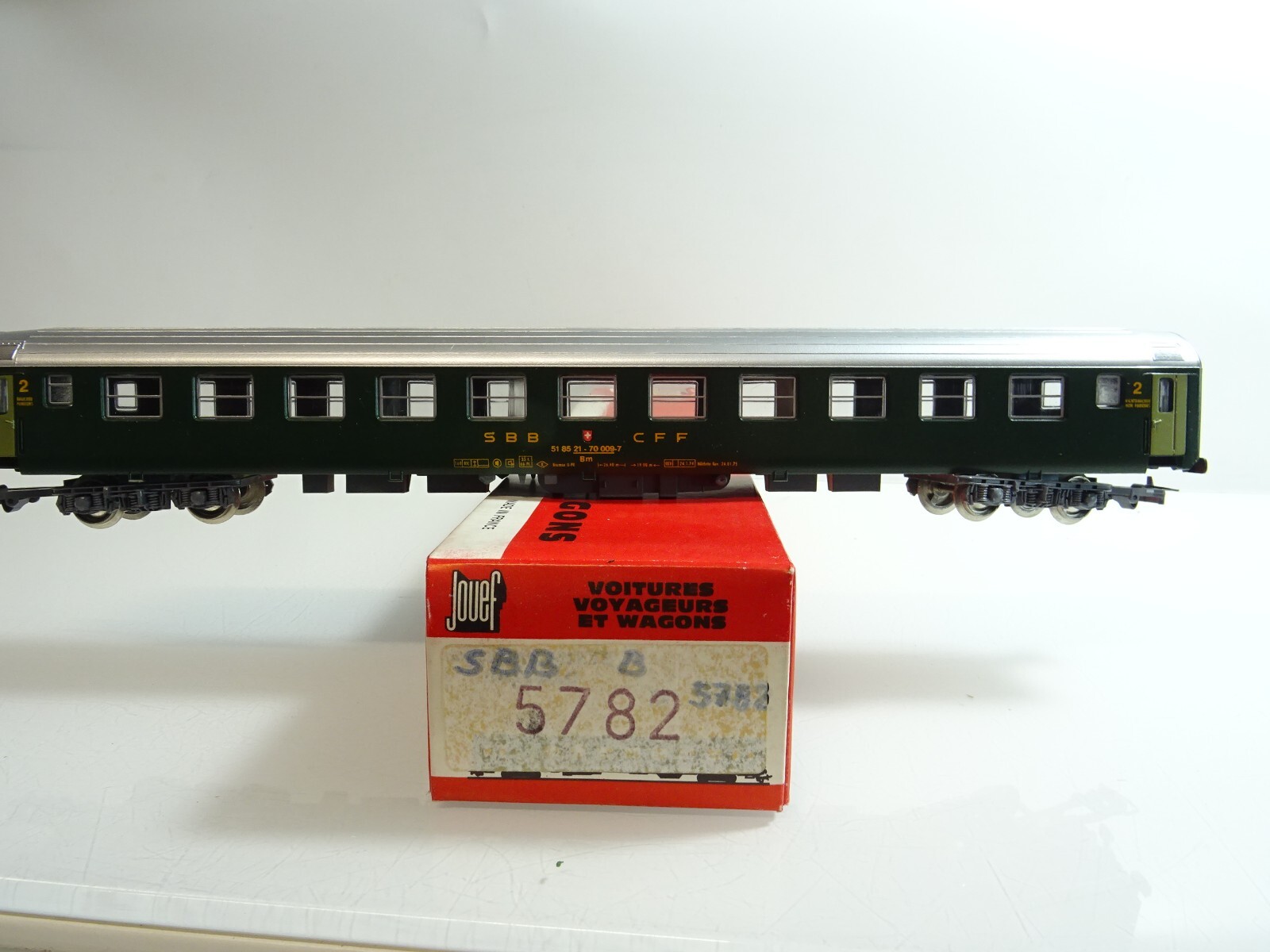 Jouef H0 5782 Personenwagen 2. Klasse der SBB in OVP PR1487