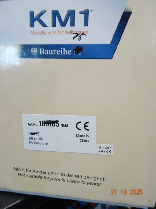 KM1 Spur 1 107505 Dampflok BR 75 1120 der DB Digital Sound in EVP JL3745 – Bild 12