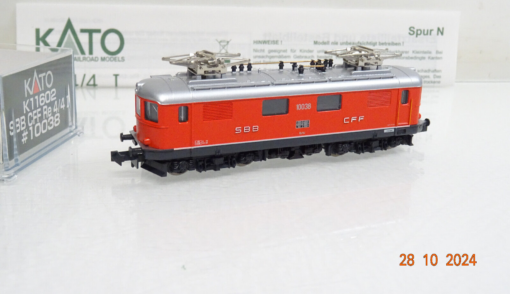 Kato N K11602 Schweiz E-Lok Re 4/4 I 10038 der SBB in OVP LE6855