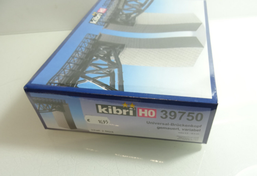 Kibri H0 39750 Universal-Brückenköpfe gemauert 2 Stck.neuw.in OVP AR7611 – Bild 3