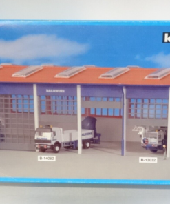 Kibri H0 9212 Bausatz Fahrzeughalle neuwertig in OVP QR4415