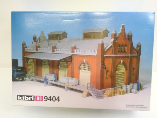Kibri H0 9404 Bausatz Lagerhalle neuwertig in OVP QR4433