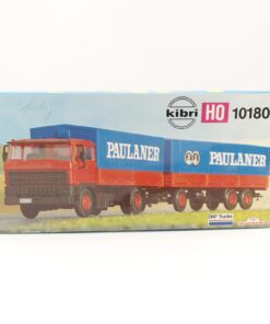 Kibri H0 B-10180 Bausatz Planen-Hängerzug Paulaner in OVP QR8902