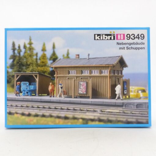 Kibri H0 Bausatz 9349 Nebengebäude mit Schuppen in ungeöffneter OVP EX5221