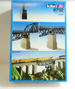 Kibri H0 Bausatz 9752 Universal Brücken Mittelpfeiler variabel in OVP AR8107