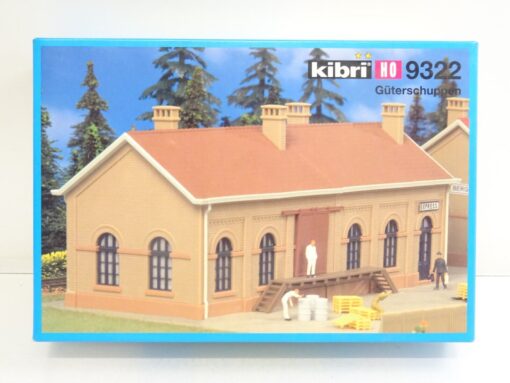 Kibri H0 Bausatz-Nr.: 9322 Güterschuppen - ungeöffnet, in OVP EX2614