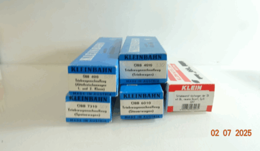 Konvolut Kleinbahn H0 Leerverpackung 5 Stück siehe Foto CK9266