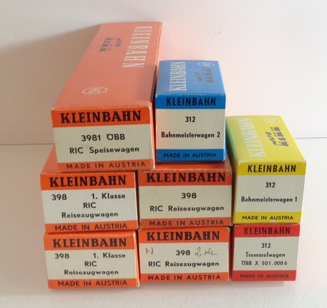 Konvolut Kleinbahn H0 Leerverpackung 8 Stück siehe Foto PK1984