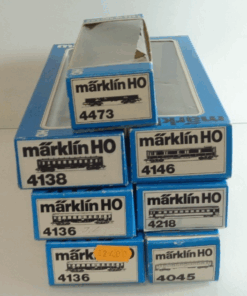 Konvolut Märklin H0 Leerverpackung 7 Stück siehe Foto PK1923