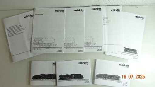 Konvolut Märklin H0 verschiedene Bedienungsanleitungen siehe Foto CK9701 o. – Bild 3