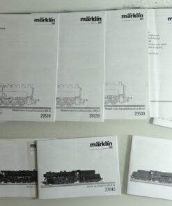 Konvolut Märklin H0 verschiedene Bedienungsanleitungen siehe Foto CK9701 o.