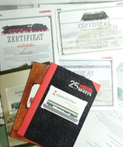 Konvolut Märklin verschiedene Zertifikate 4 Stück siehe Foto CK9710 o.