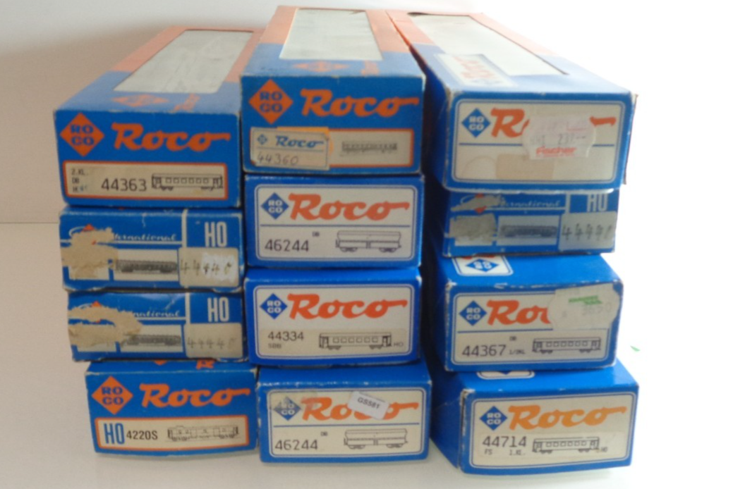 Konvolut Roco H0 Leerverpackung 12 Stück siehe Foto PK1934