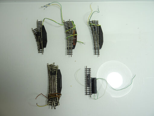 Konvolut Trix Spur N Elektronische Weichen 5Stück siehe Foto CK1104 o.