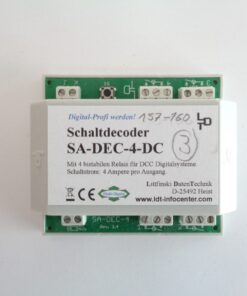 LDT S-DEC-4-DC Schaltdecoder mit Gehäuse siehe Foto PK2836 o.