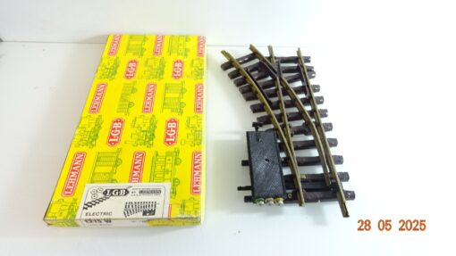 LGB Spur G 1215 Weiche links mit Antrieb siehe Foto in OVP CK8577 – Bild 3