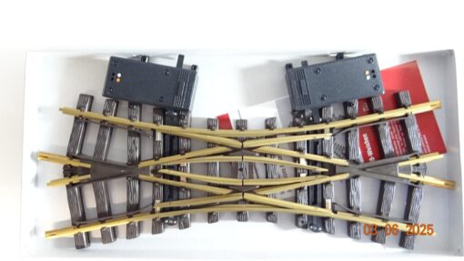 LGB Spur G 12260 Doppelkreuzungsweiche elektrisch mit Antrieb in OVP CK8631 – Bild 3
