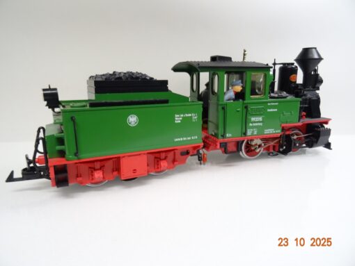 LGB Spur G 2015 D Dampflok BR 99 2015 der DR mit 2 Motoren in OVP JL3810 – Bild 4
