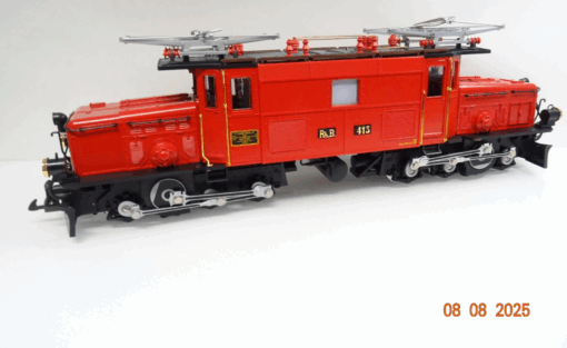 LGB Spur G 22400 Schweiz E-Lok Ge 6/6 Krokodil rot der RhB neuwertig OVP JL2207 – Bild 3