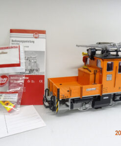 LGB Spur G 23330 Bahndienst-Traktor Digital Blinklicht Top in OVP LE6063