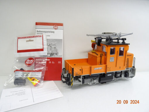 LGB Spur G 23330 Bahndienst-Traktor Digital Blinklicht Top in OVP LE6063