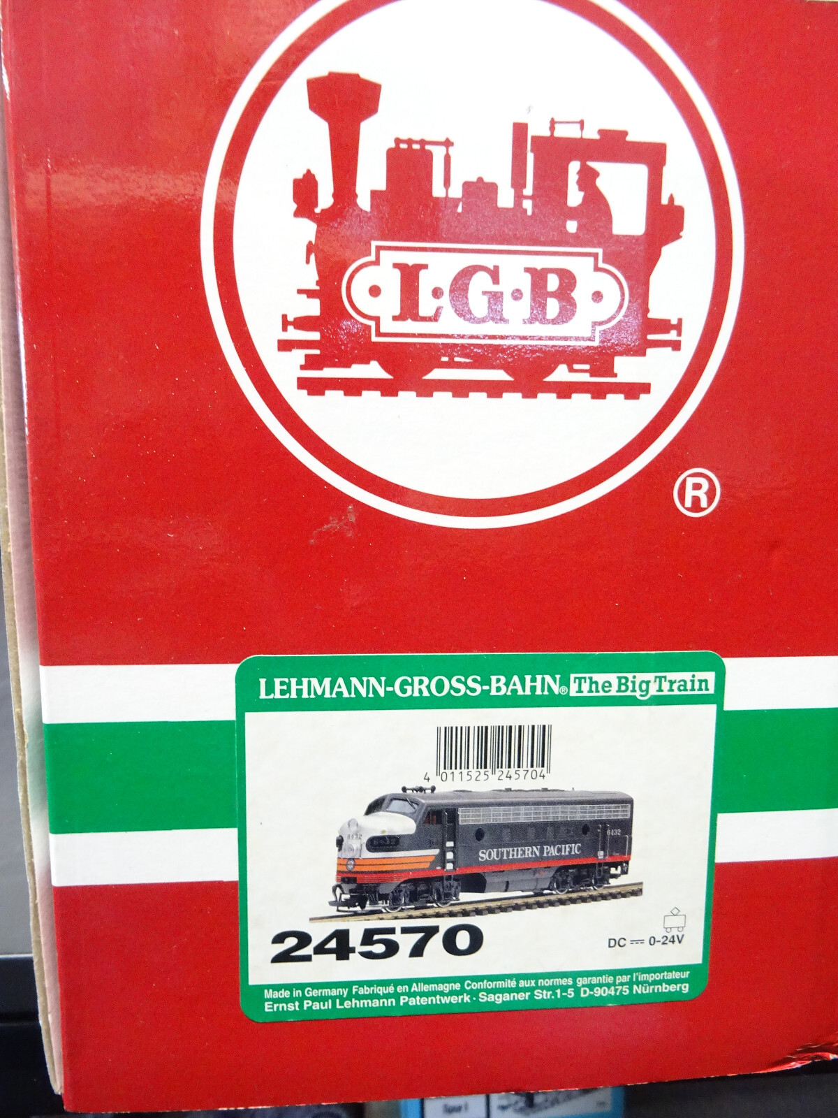 LGB Spur G 24570 US Diesellok F7 A der Southern Pacific in OVP LE405 – Bild 7