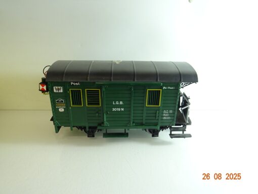 LGB Spur G 3019 N Post Gepäckwagen mit Schlusslicht siehe Foto in OVP PK808 – Bild 3