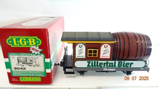 LGB Spur G 3042 Güterwagen Faßwagen Zillertal Bier siehe Foto in OVP CK9490