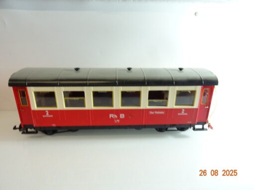 LGB Spur G 3063 Personenwagen der Rh B mit Beleuchtet siehe Foto in OVP PK829 – Bild 3