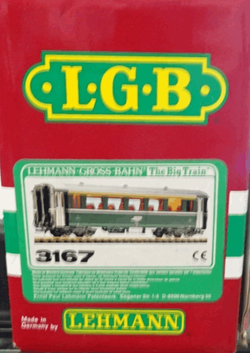 LGB Spur G 3167 Personenwagen 2 Kl. RhB B-3167 siehe Foto in OVP CK9500 – Bild 3