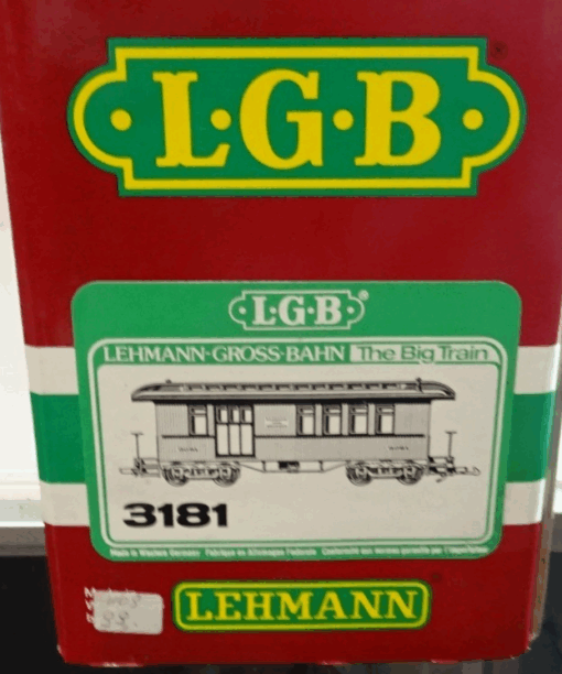 LGB Spur G 3181 US Personenwagen mit Gepäckabteil Denver South Park in OVP PK238 – Bild 6