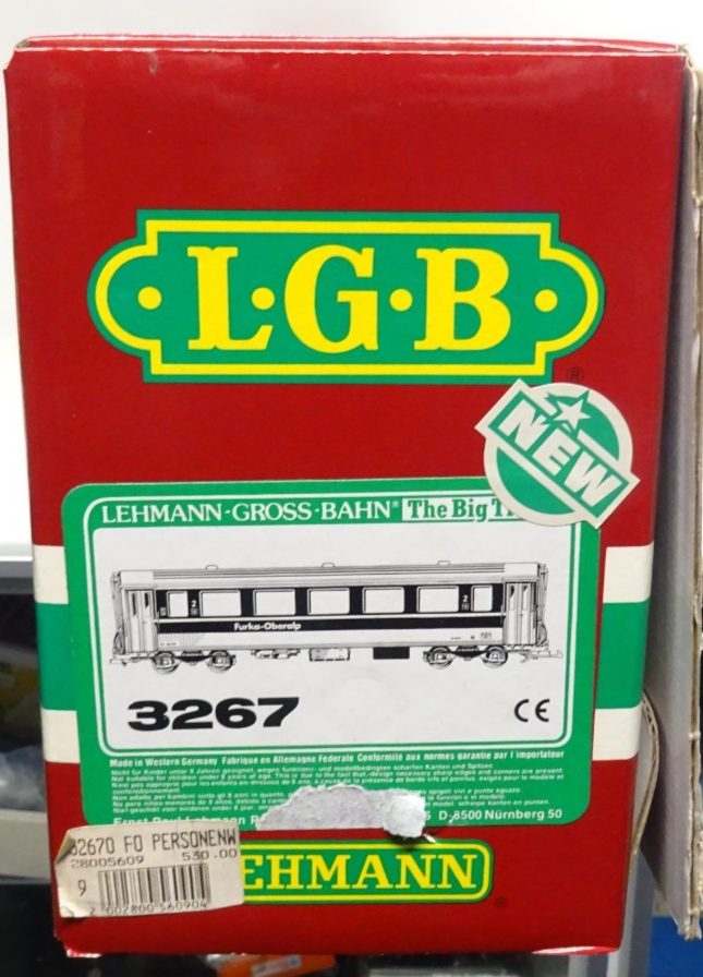 LGB Spur G 3267 Personenwagen D 4214 der Furka Oberalp siehe Foto in OVP PK2373 – Bild 6